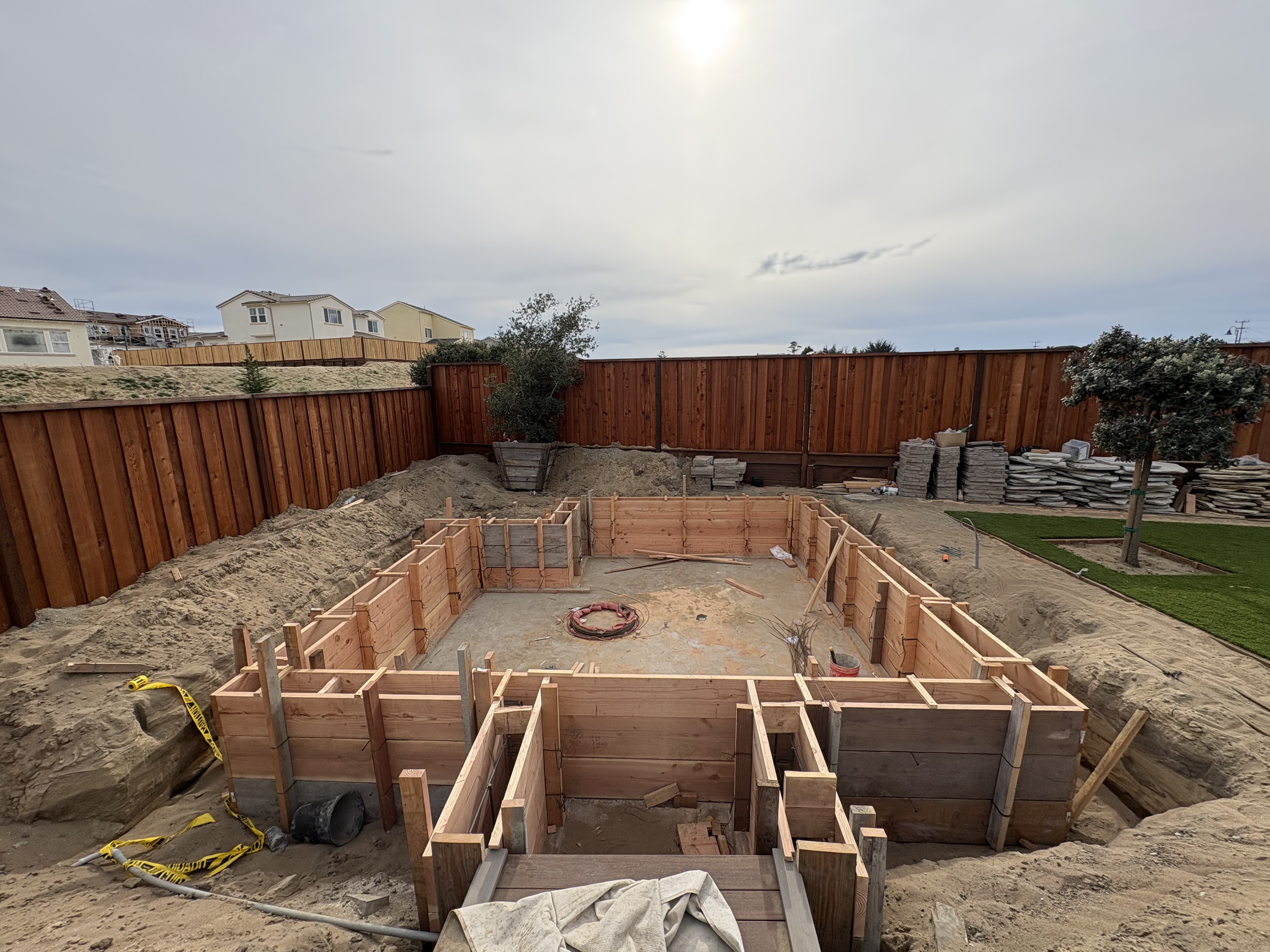Asilomar Backyard — landscape detail