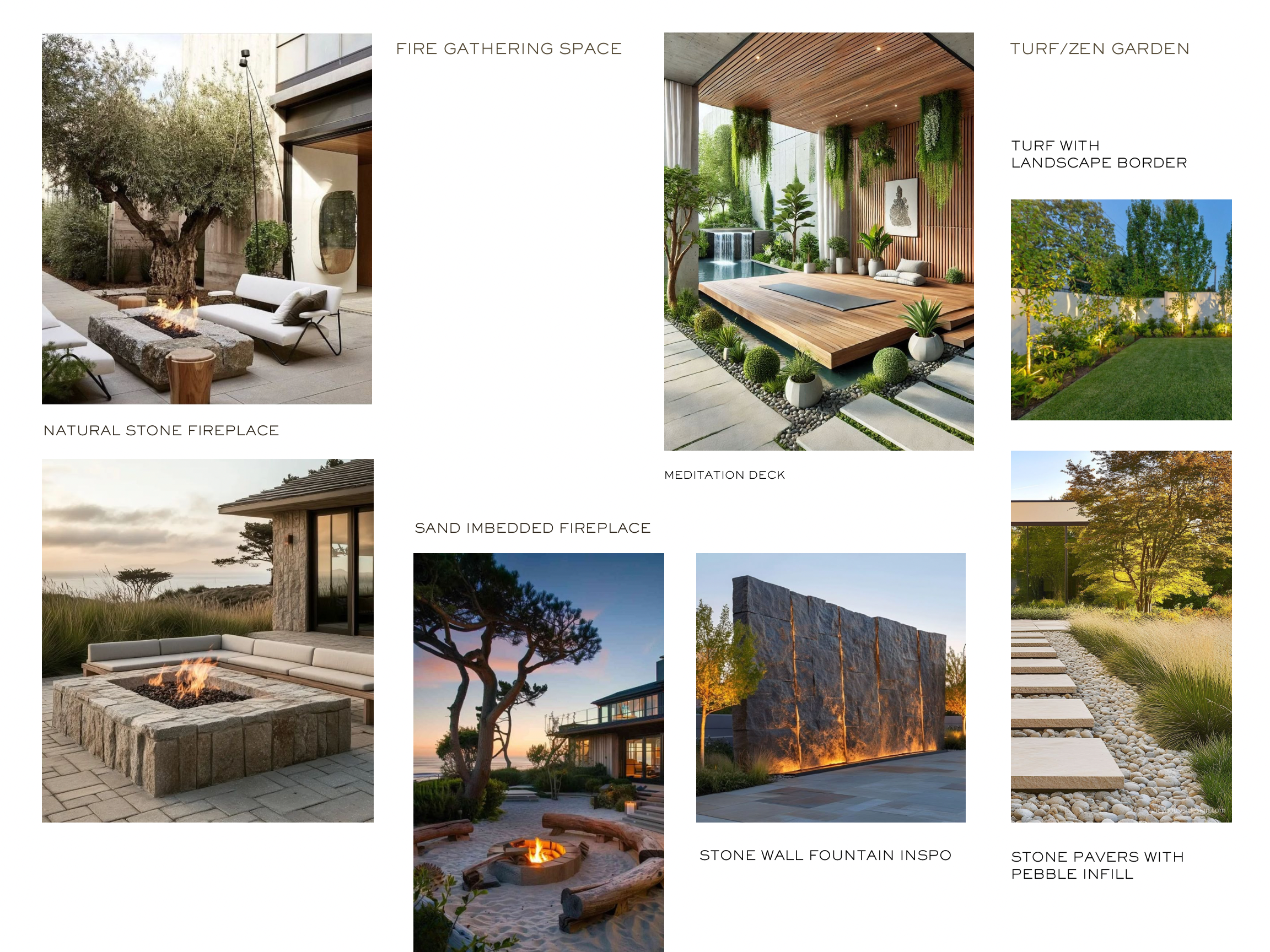 Asilomar Backyard — mood board